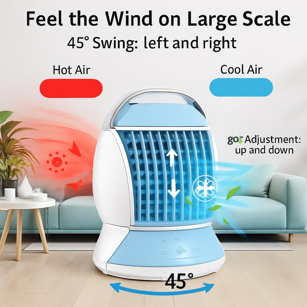 Portable USB-Powered Air Cooler for Energy-Efficient Cooling