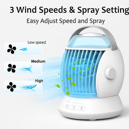 Portable USB-Powered Air Cooler for Energy-Efficient Cooling