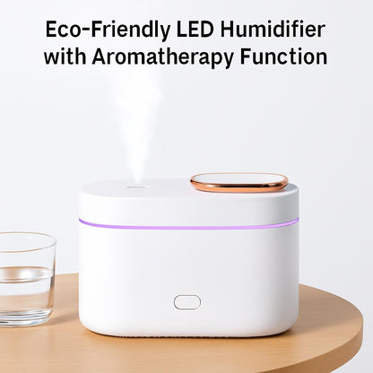 Eco-Friendly LED Humidifier with Aromatherapy Function