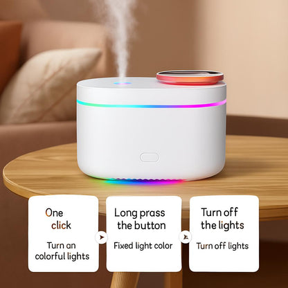 Eco-Friendly LED Humidifier with Aromatherapy Function