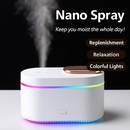 Eco-Friendly LED Humidifier with Aromatherapy Function