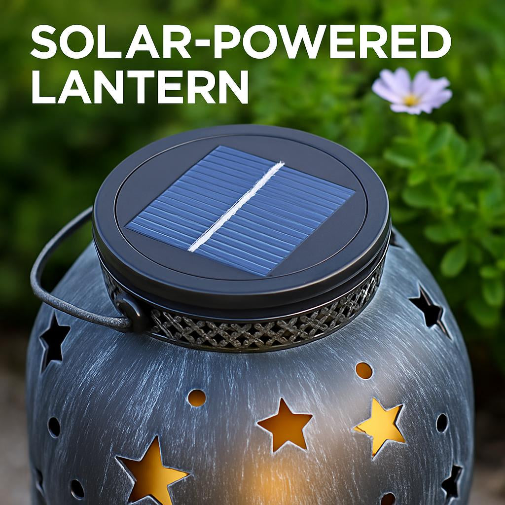 Solar-Powered Star Lantern for Eco-Friendly Outdoor Ambiance