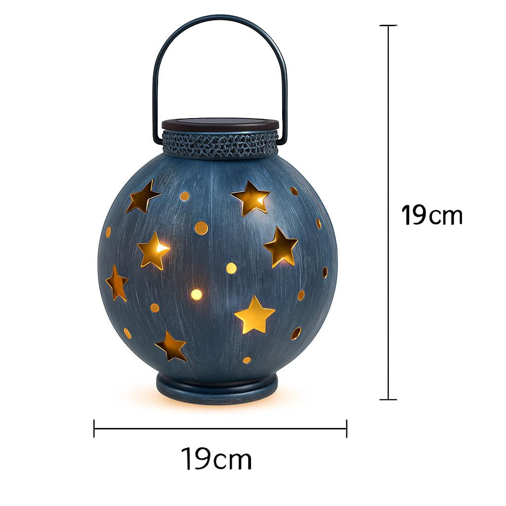 Solar-Powered Star Lantern for Eco-Friendly Outdoor Ambiance