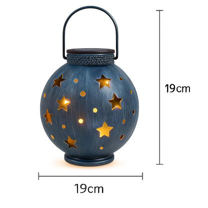 Solar-Powered Star Lantern for Eco-Friendly Outdoor Ambiance