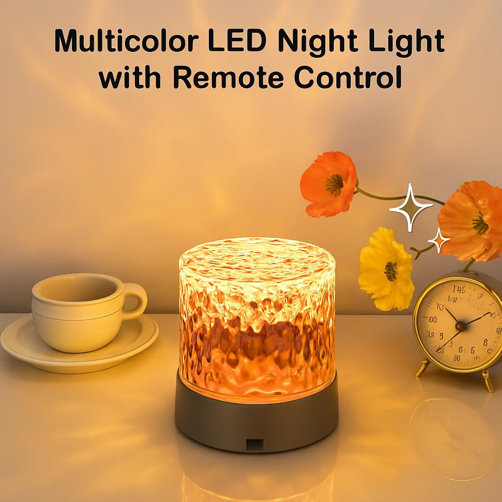 Multicolor LED Night Light with Remote Control