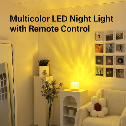 Multicolor LED Night Light with Remote Control