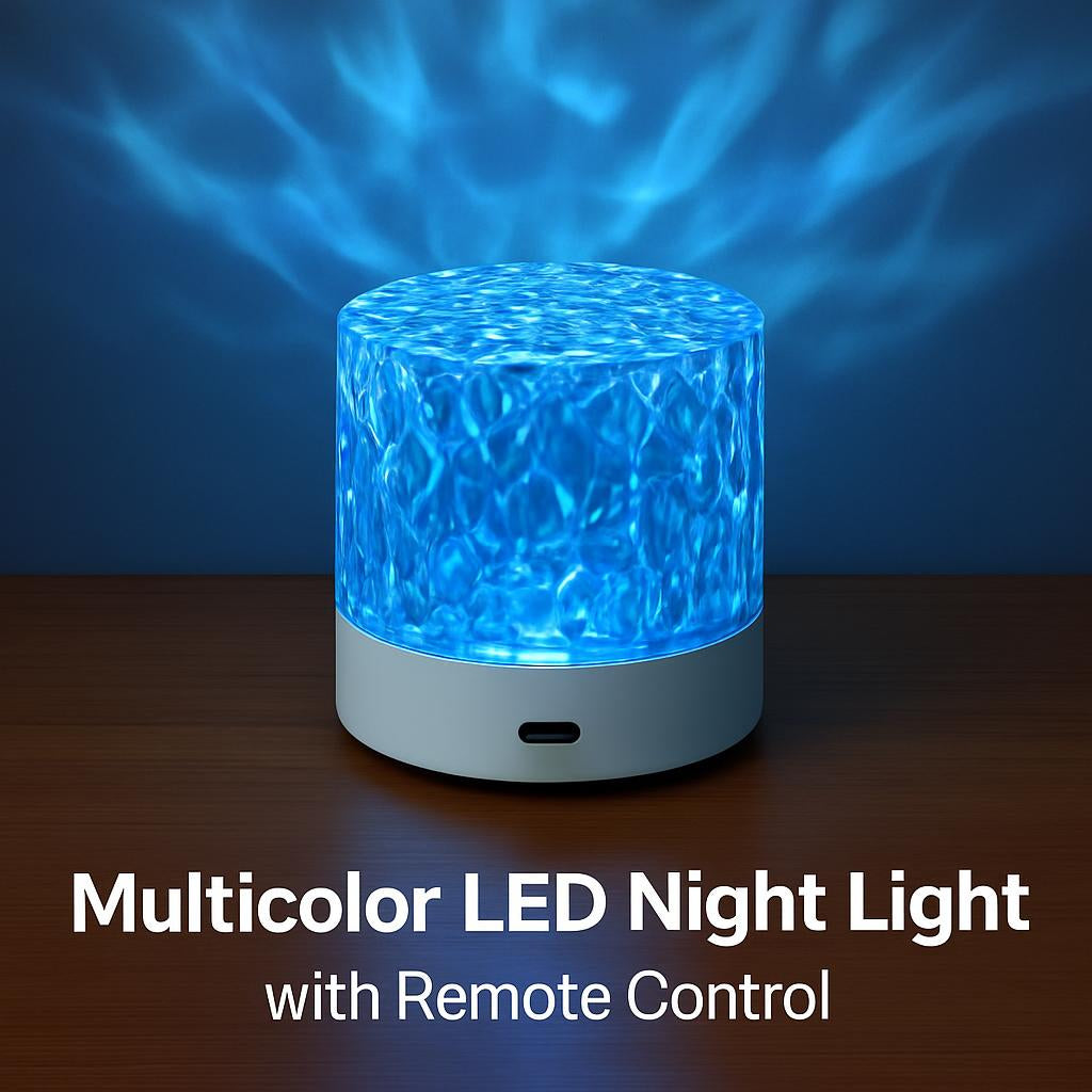 Multicolor LED Night Light with Remote Control