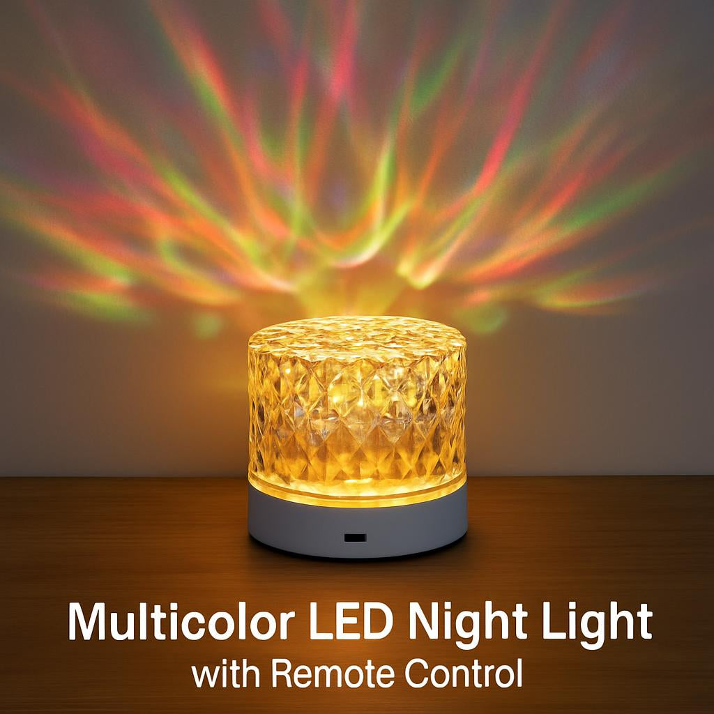 Multicolor LED Night Light with Remote Control