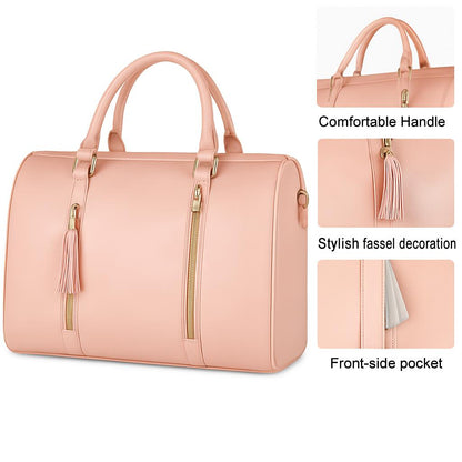 Eco-Friendly Light Pink Travel Duffel Bag