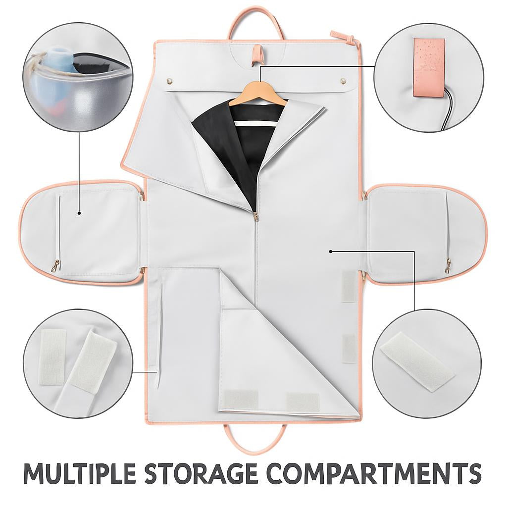 Eco-Friendly Light Pink Travel Duffel Bag