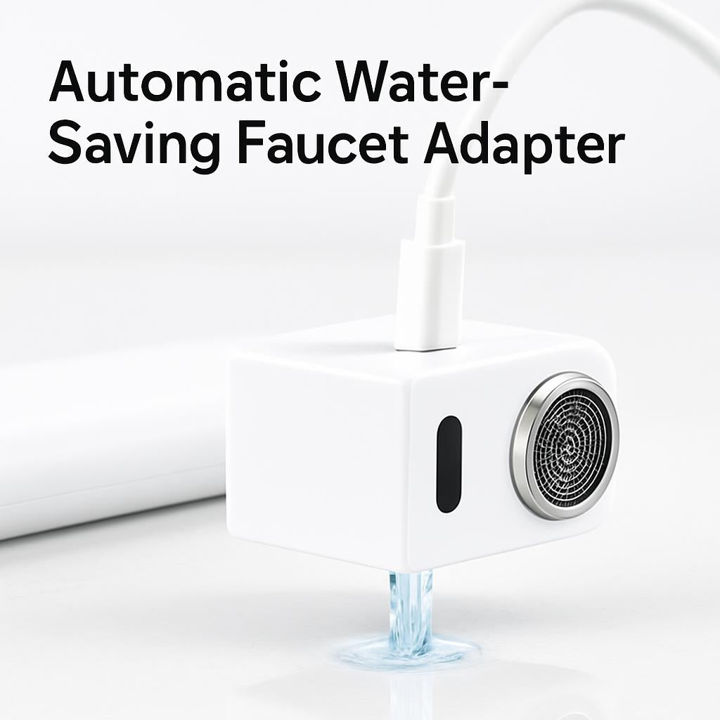 Automatic Water-Saving Faucet Adapter - Touchless, Eco-Friendly, Easy Install