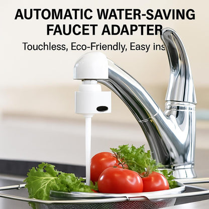 Automatic Water-Saving Faucet Adapter - Touchless, Eco-Friendly, Easy Install