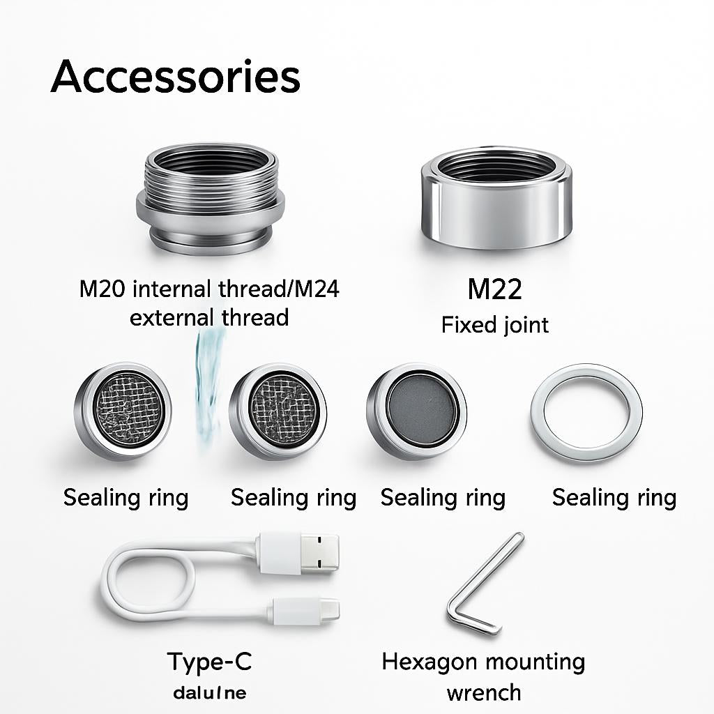 Automatic Water-Saving Faucet Adapter - Touchless, Eco-Friendly, Easy Install