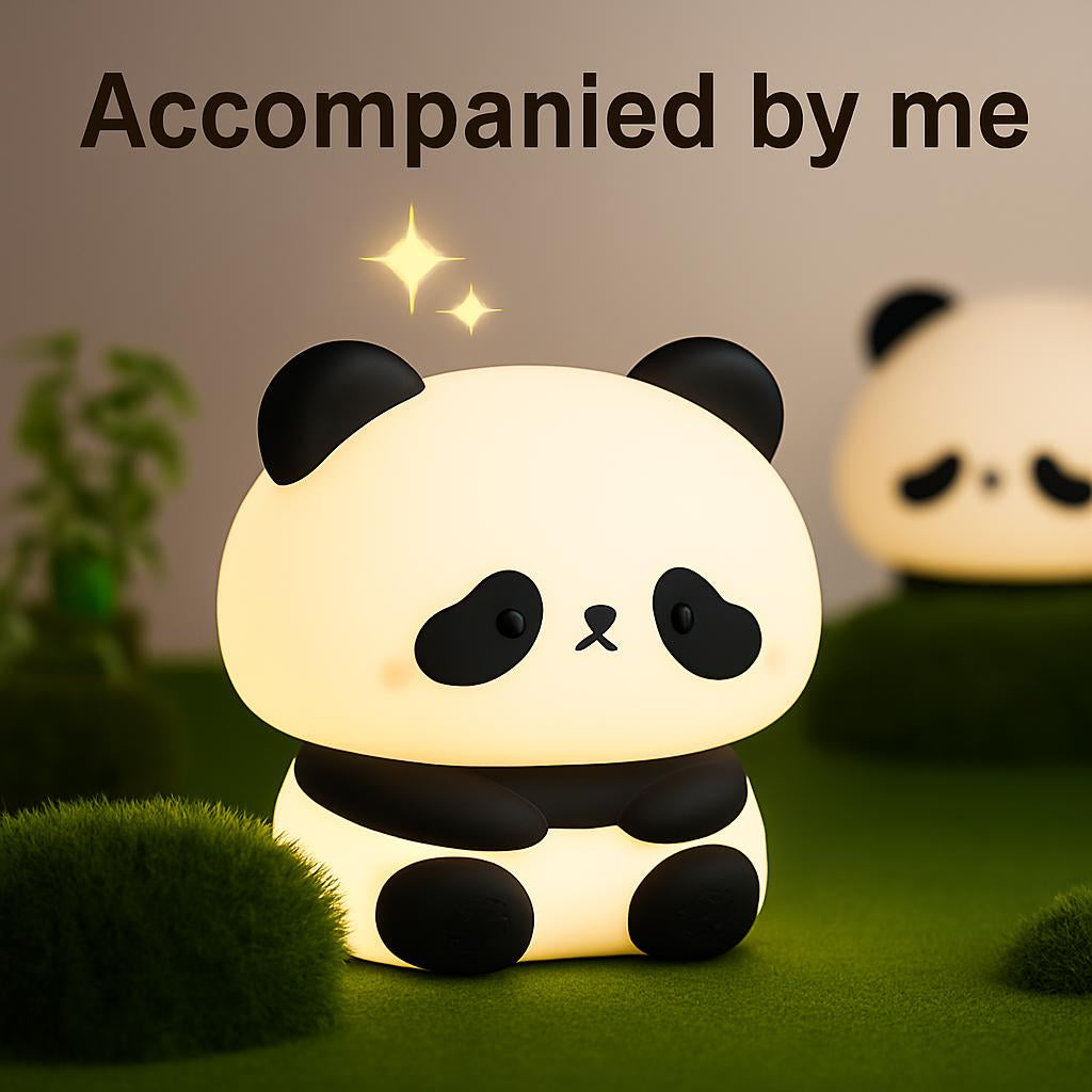 Eco-Friendly Panda Night Light - Portable LED for Kids