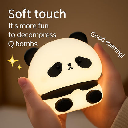 Eco-Friendly Panda Night Light - Portable LED for Kids
