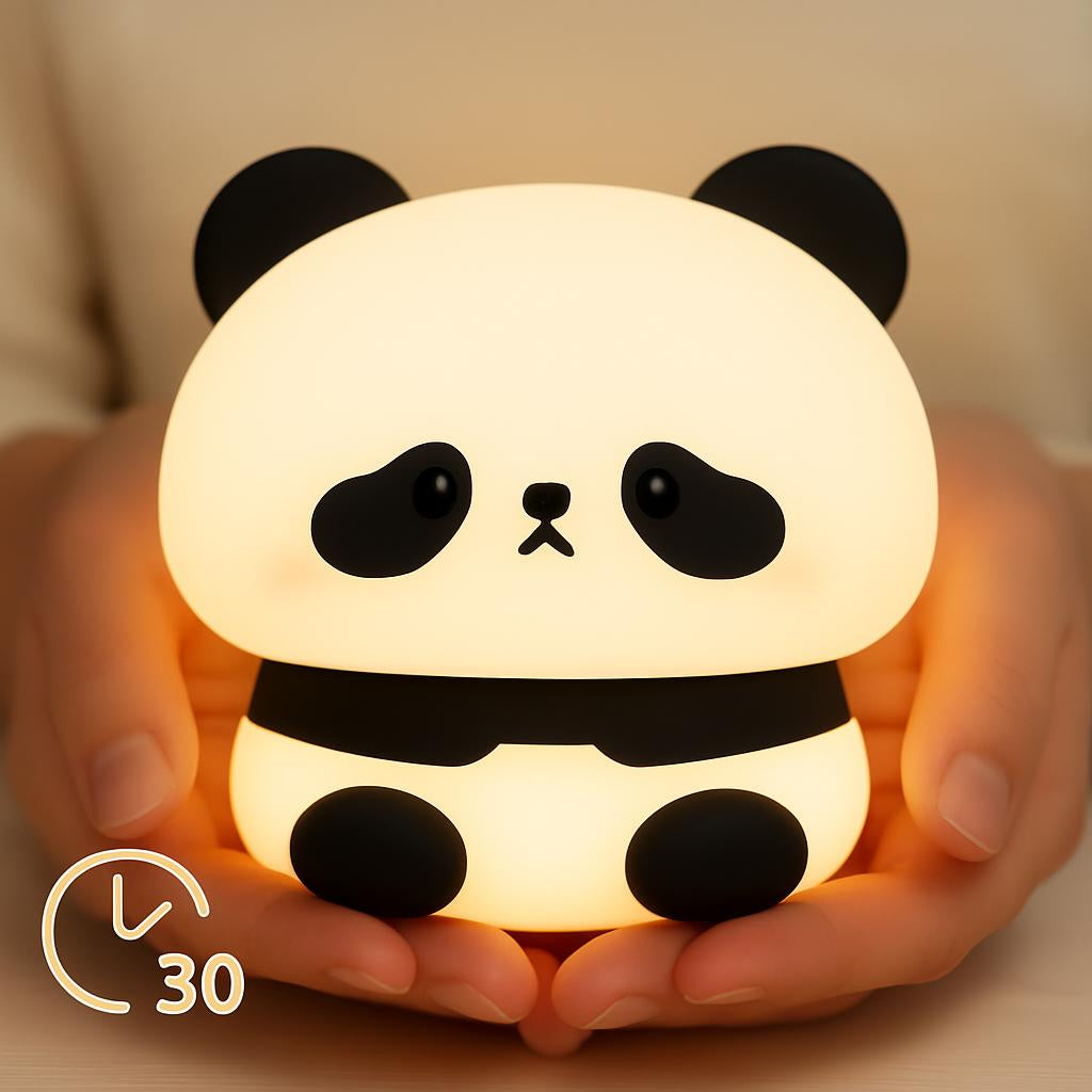 Eco-Friendly Panda Night Light - Portable LED for Kids
