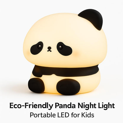 Eco-Friendly Panda Night Light - Portable LED for Kids