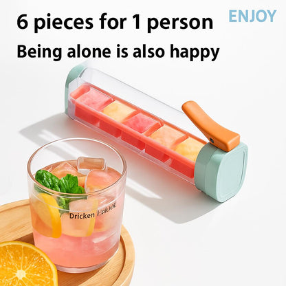 Eco-Friendly Reusable Ice Cube Tray with Dispenser