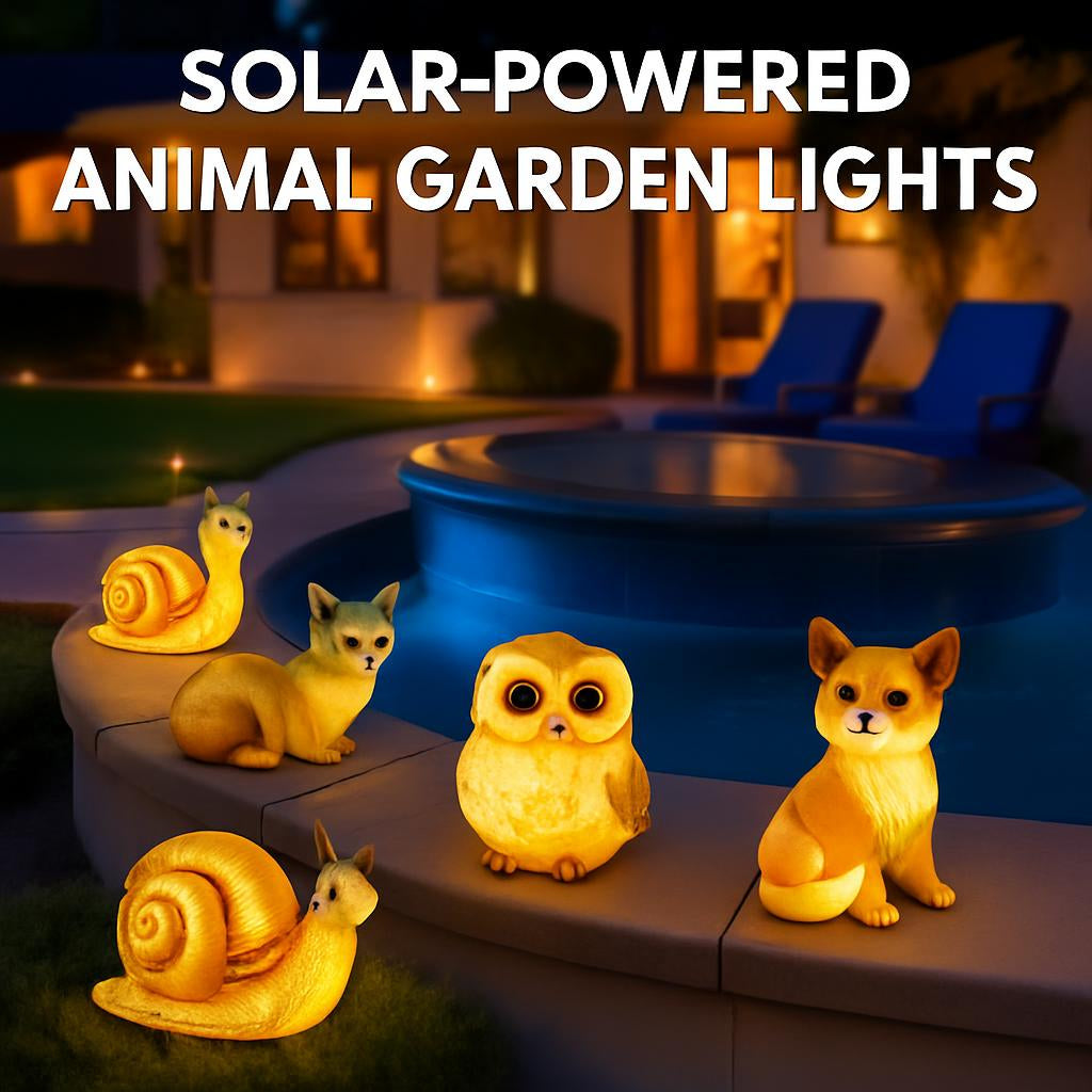 Solar-Powered Snail Garden Light - Eco-Friendly Outdoor Décor