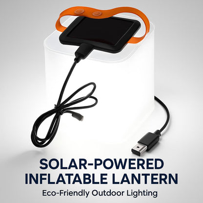 Solar-Powered Inflatable Lantern - Eco-Friendly Outdoor Lighting