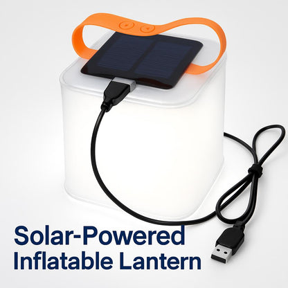 Solar-Powered Inflatable Lantern - Eco-Friendly Outdoor Lighting