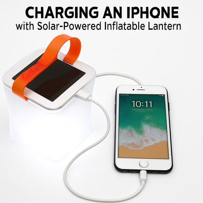 Solar-Powered Inflatable Lantern - Eco-Friendly Outdoor Lighting