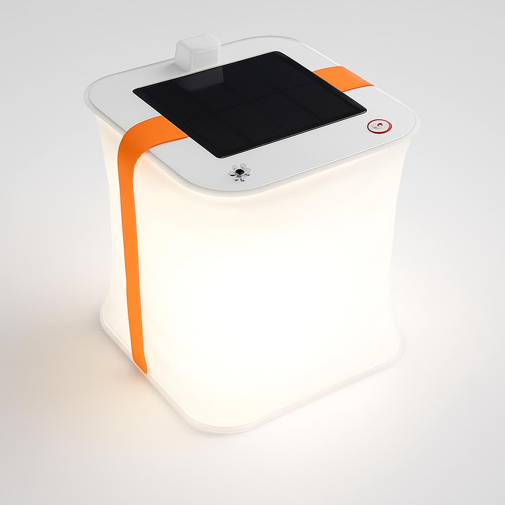Solar-Powered Inflatable Lantern - Eco-Friendly Outdoor Lighting
