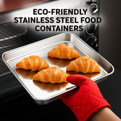 Eco-Friendly Stainless Steel Food Containers