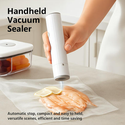 Compact Handheld Vacuum Sealer for Food Preservation