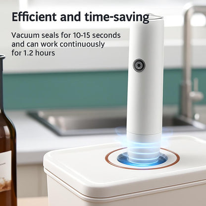 Compact Handheld Vacuum Sealer for Food Preservation