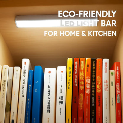 Energy-Efficient LED Light Bar with Silver Casing