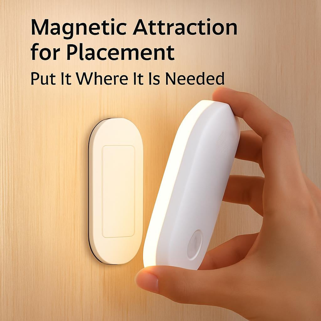 Energy-Efficient LED Induction Night Light - Soft Warm White