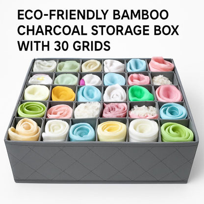 Eco-Friendly Drawer Organizer with Multi-Compartment Design