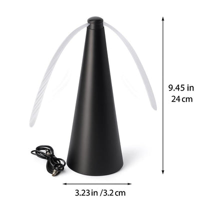 Whisper-Quiet USB Rechargeable Fly-Repellent Fan for Eco-Friendly Pest Control