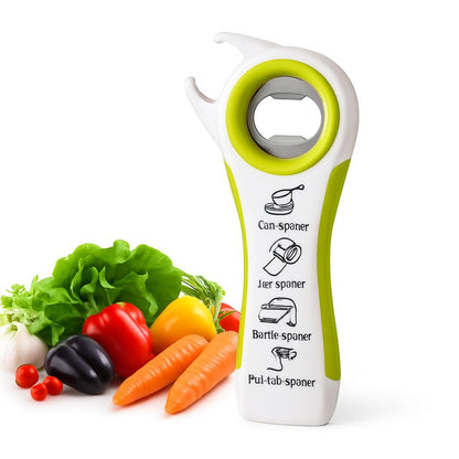 Multi-Functional Bottle and Can Opener - Ergonomic, Durable, Eco-Friendly