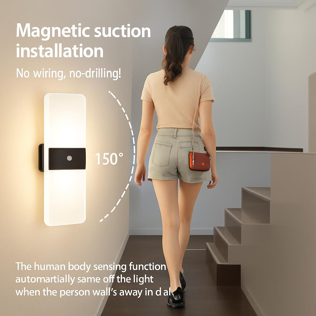 Eco-Friendly Rechargeable Touch Dimming Wall Lamp