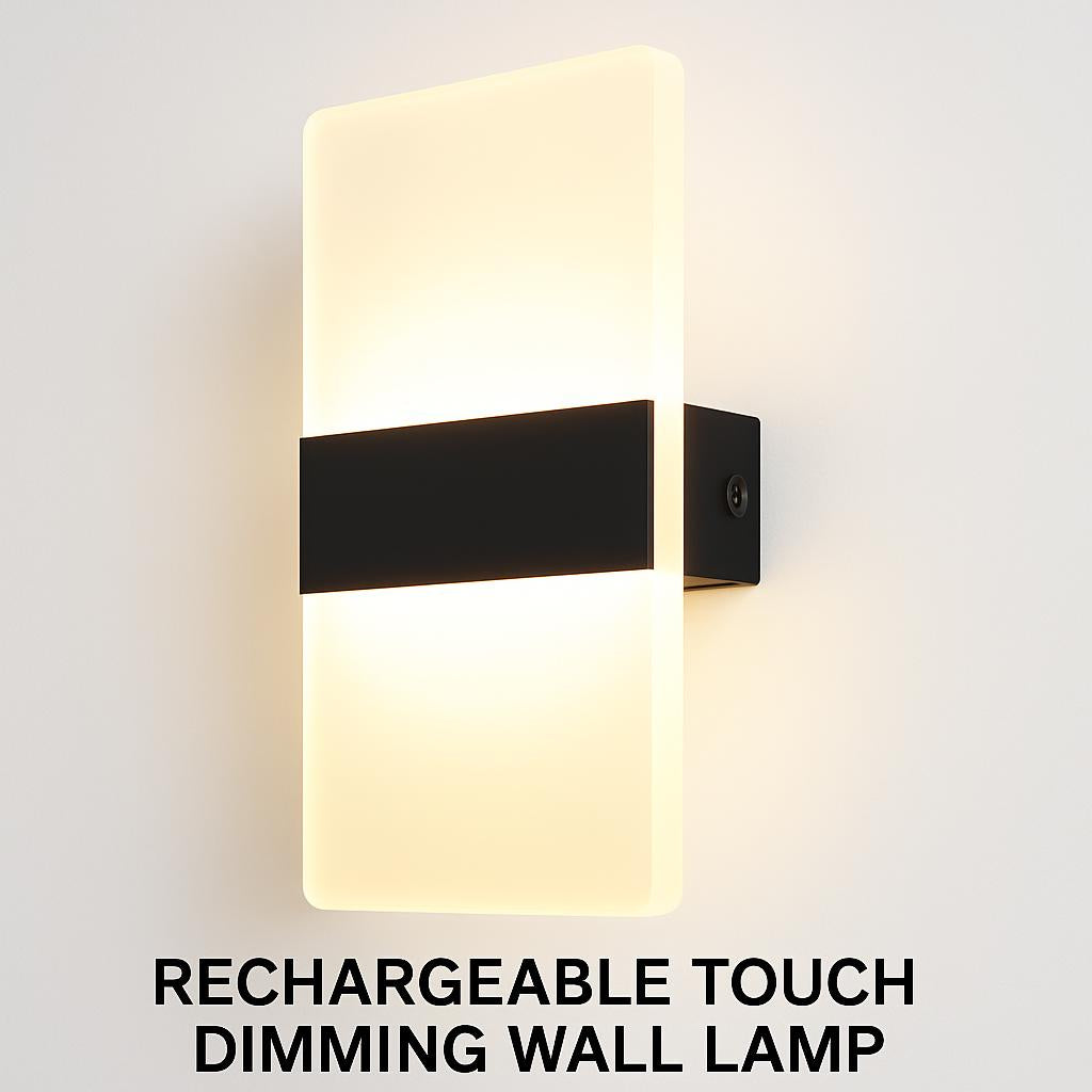 Eco-Friendly Rechargeable Touch Dimming Wall Lamp