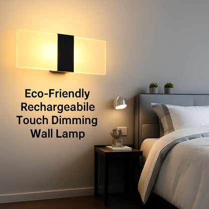 Eco-Friendly Rechargeable Touch Dimming Wall Lamp