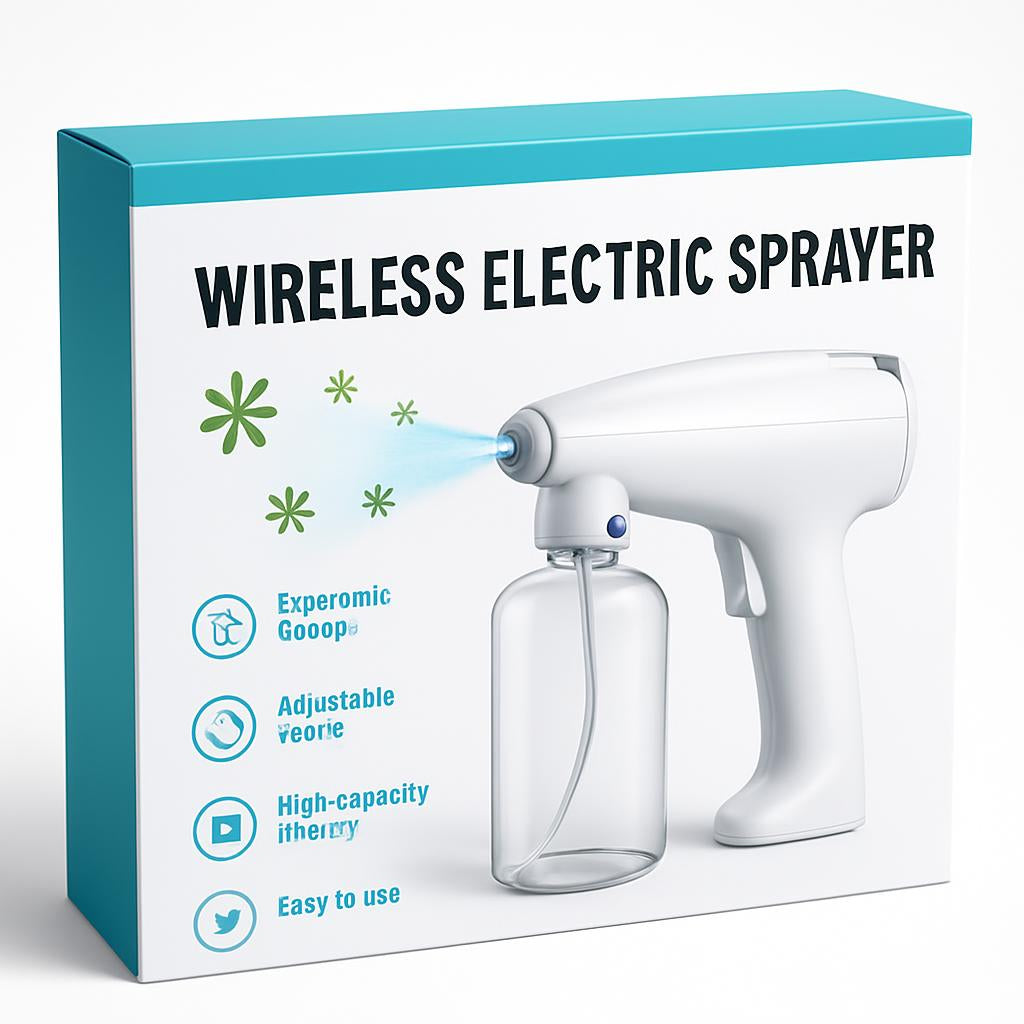 Eco-Friendly Handheld Spray Gun for Efficient Cleaning