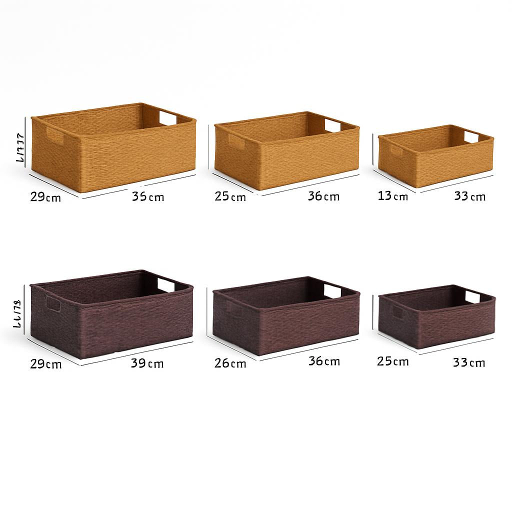 Eco-Friendly Natural Fiber Storage Baskets - Sustainable Home Organization