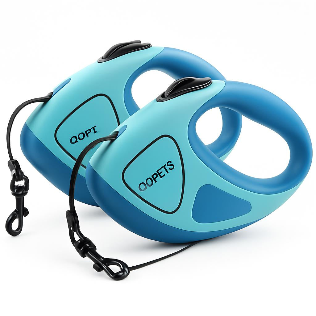 Retractable Dog Leash with Built-in Flashlight for Safe Night Walks
