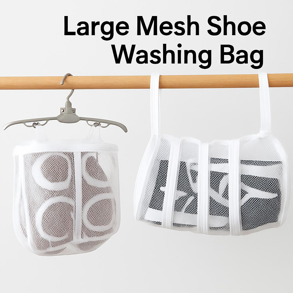 Eco-Friendly Large Mesh Shoe Washing Bag