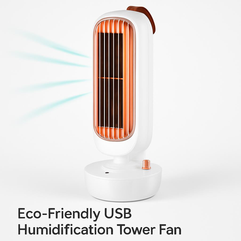 Eco-Friendly USB Humidification Tower Fan