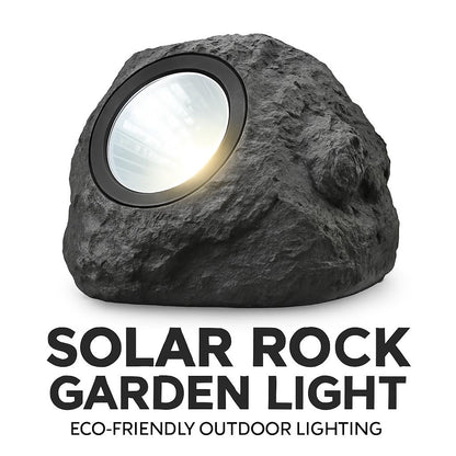 Solar Rock Garden Light - Eco-Friendly Outdoor Lighting
