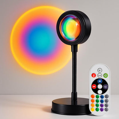 Sunset Projection Lamp with Multicolor LED Lighting