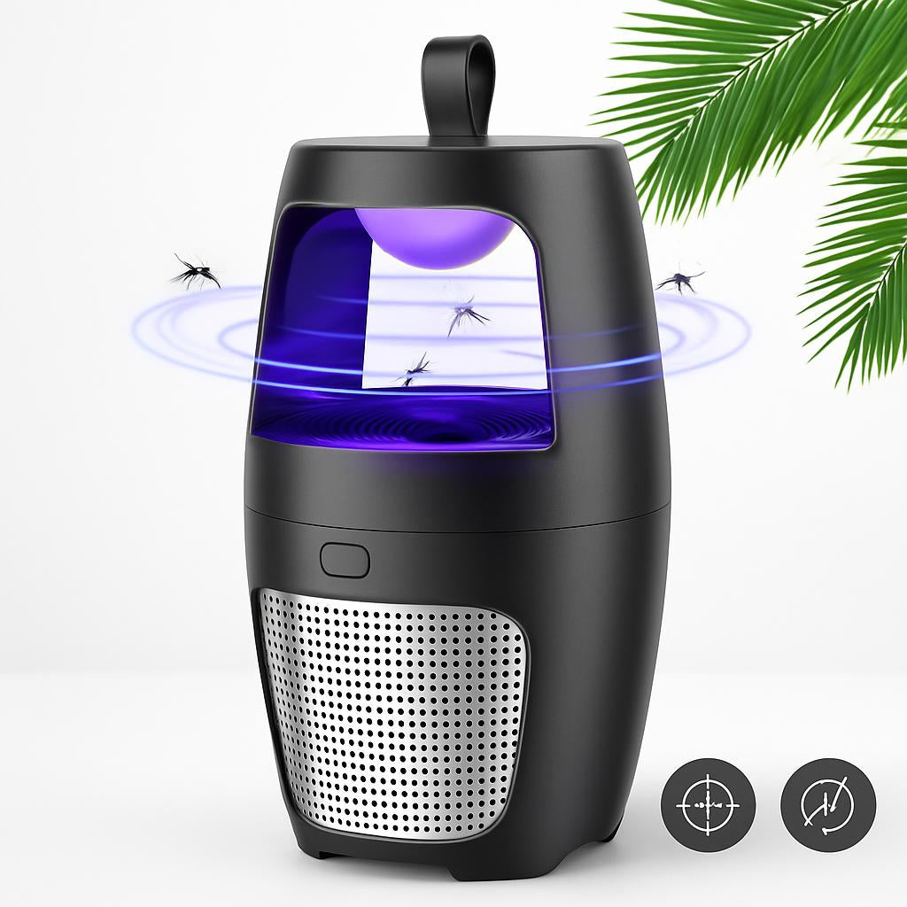 Portable Energy-Efficient Air Dehumidifier in Black and White