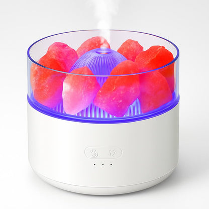Crystal Salt Aroma Diffuser Humidifier with Ambient Light