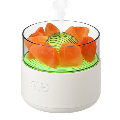 Crystal Salt Aroma Diffuser Humidifier with Ambient Light