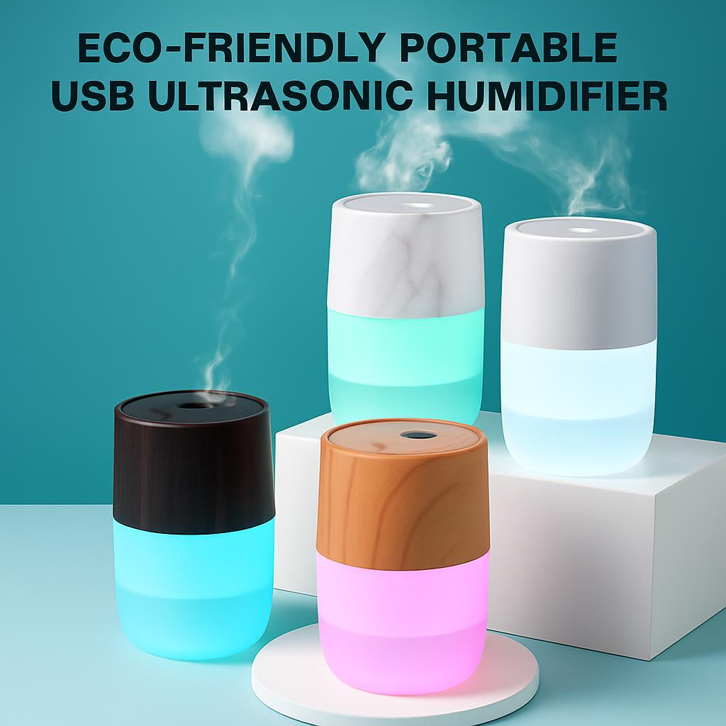 Ultrasonic Humidifier with Water-Saving Technology and Night Light
