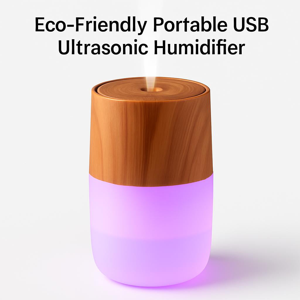 Eco-Friendly Portable USB Ultrasonic Humidifier